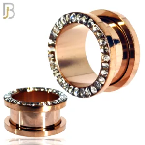 Rose Gold Plated Surgical Steel