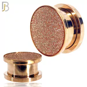 Rose Gold Plated Surgical Steel