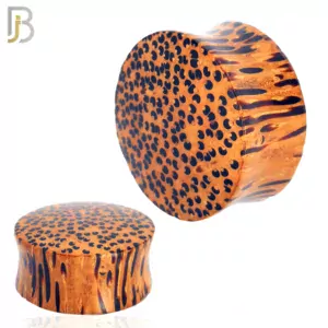 Coconut Organic Wood Solid Flare Plugs