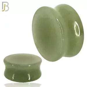 Green Adventurine Double Flare Plugs