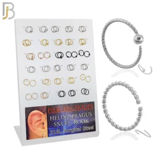 Twisted Hoops Seamless Pack of 30