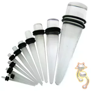 EX1C - Clear Color Acrylic Expander Sold as Pair