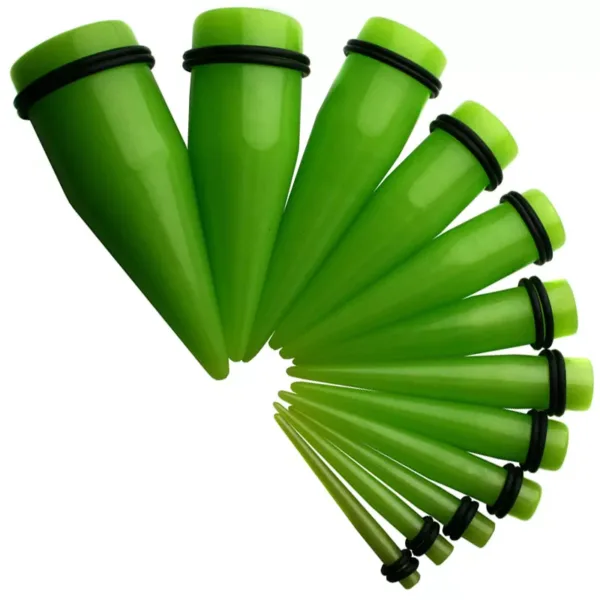 EX1OG - Olive Green Color Acrylic Expander Sold as Pair