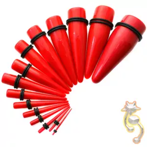 EX1R - Red Color Acrylic Expander Sold as Pair