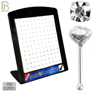 Nose Bone Round Zircon Prong Setting
