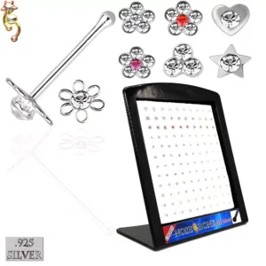925 Sterling Silver Nose Bone with
