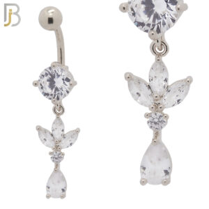 Dangling Flower with Teardrop Design