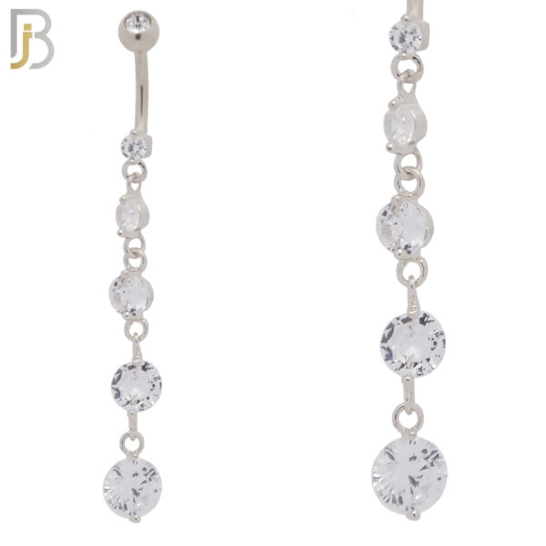 Dangling 5 Prong Round Small to Big Zircon