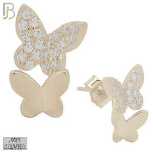 Double Butterfly with Zircon Design
