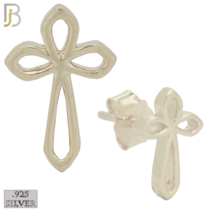 Hollow Cross Design Earrings Stud