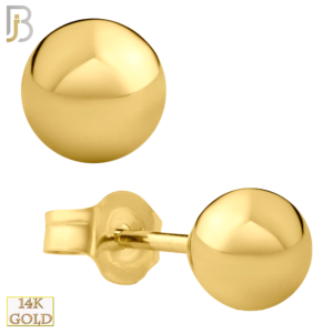 14k Yellow Gold Push Back