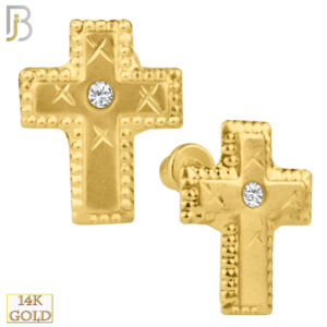 14k Yellow Gold Cross