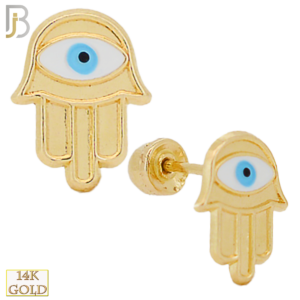 Yellow Gold Hamsa Design Screw