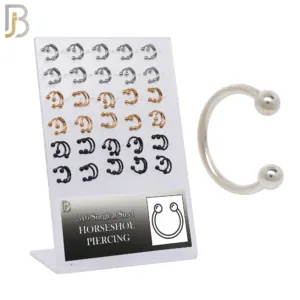 Surgical Steel Horseshoe External Threaded