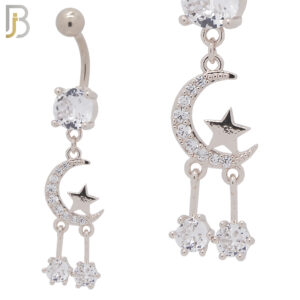 Dangling Crescent Moon and Star Design