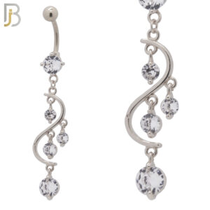 Dangling Chandelier Design Belly Ring
