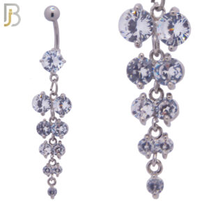 Chandelier Round Zircon Dangling