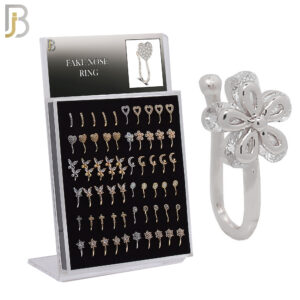 Brass Fake Nose Ring with Different Designs