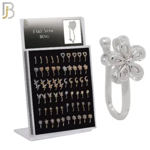 Brass Fake Nose Ring with Different Designs