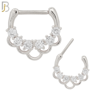 Surgical Steel Six Zircon