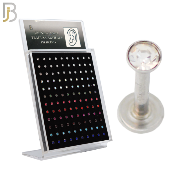 Bezel Glued Assorted Colored Zircon