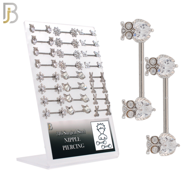 316 Surgical Steel Nipple Rings