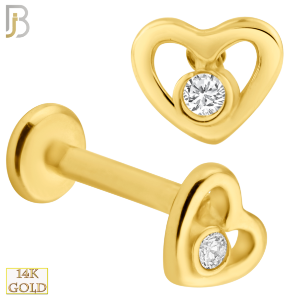 14k nipple jewels