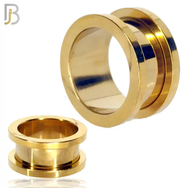 Gold Plated Surgical Steel Tunnel