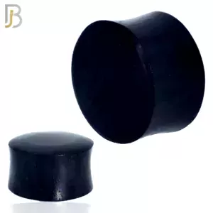 Black Areng Organic Wood Solid Flare Plugs