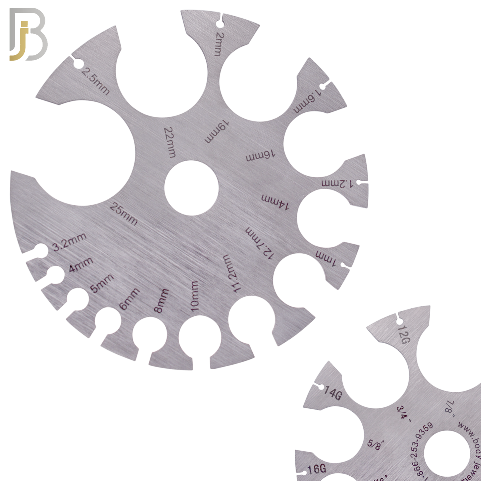 Stainless Steel Piercing Gauge Wheel Body Jewelz