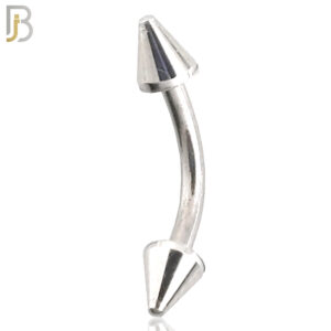 Surgical Steel Curved Plain Barbell Screw