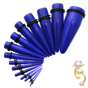 EX1B - Blue Color Acrylic Expander Sold as Pair