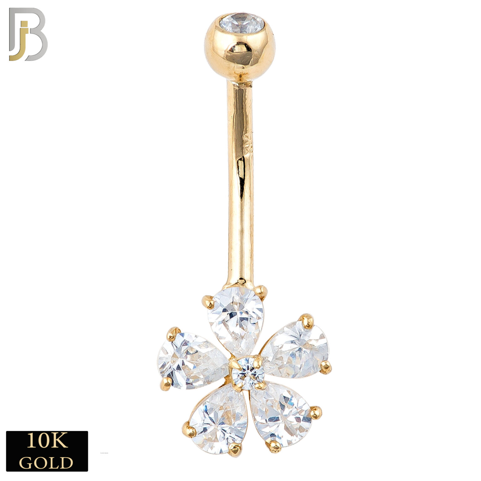 10k Belly Ring, Banana Belly Ring, Real Gold, Navel Ring, Wholesales