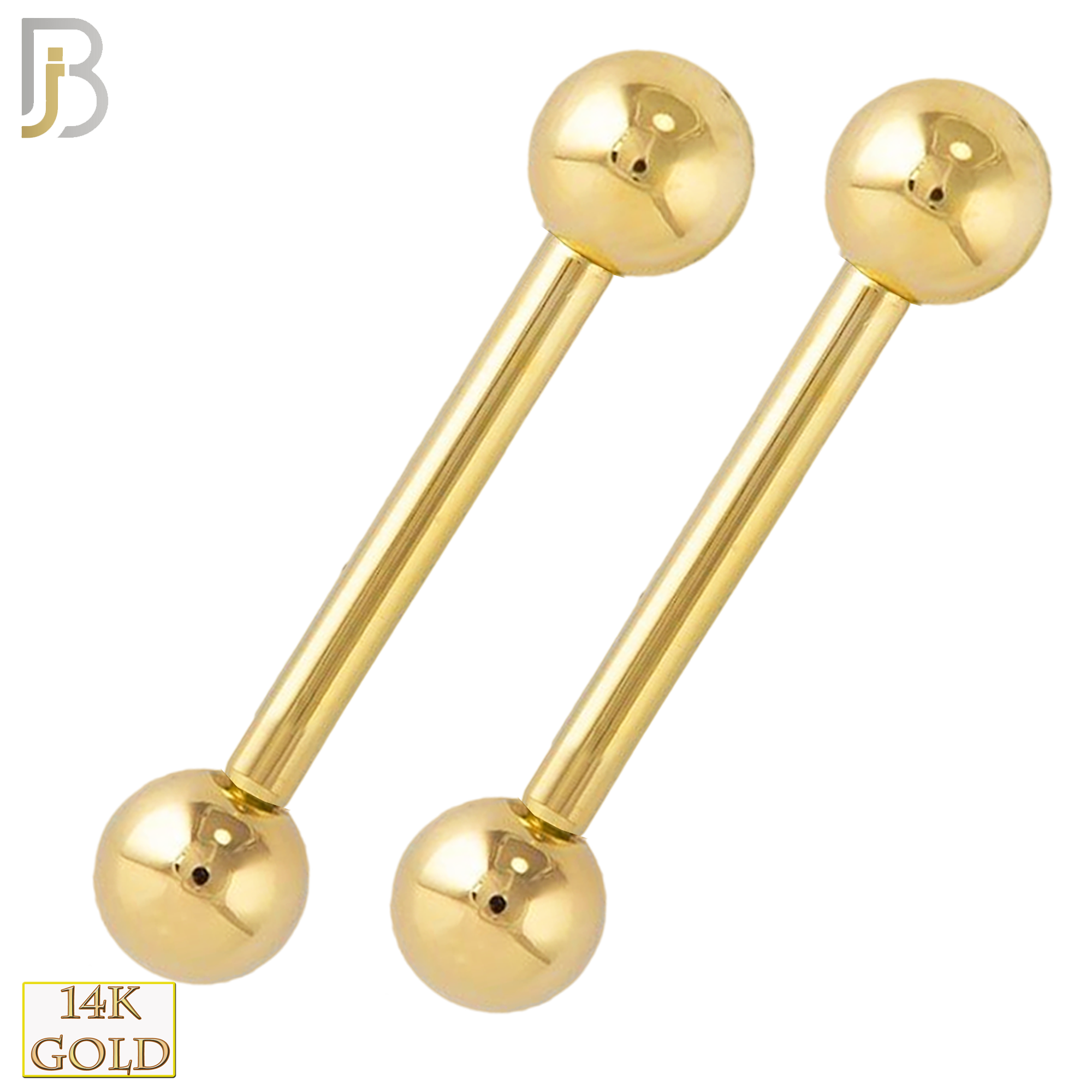 Nipple Ring Nipple Piercing Nipple Barbell 14K Gold 