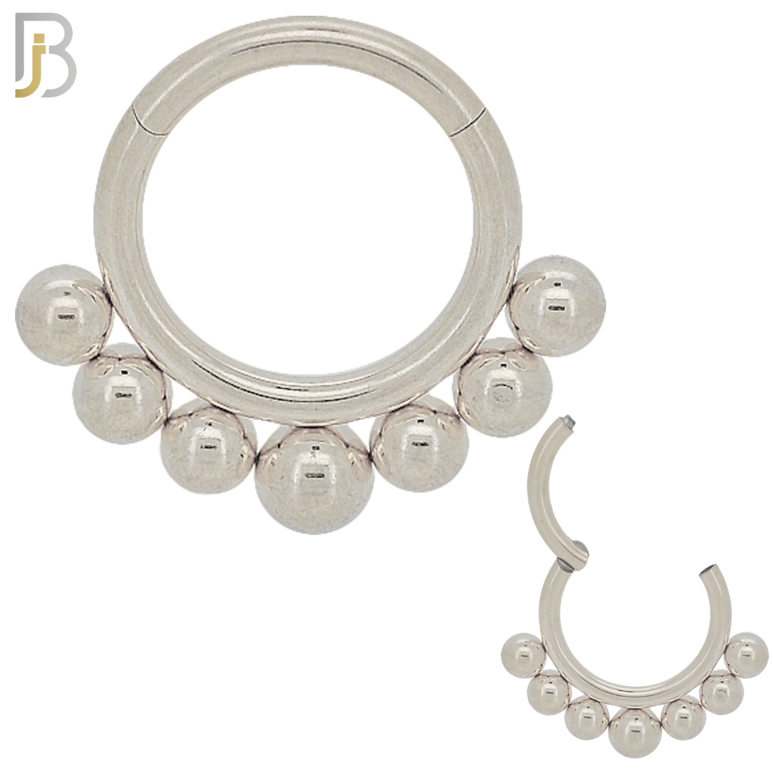 Steel Septum Clicker, Nose Ring, Nose Hoops, Hoops, Wholesales Piercing