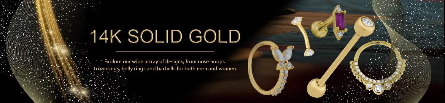 14k gold body jewelry in wholesale prices
